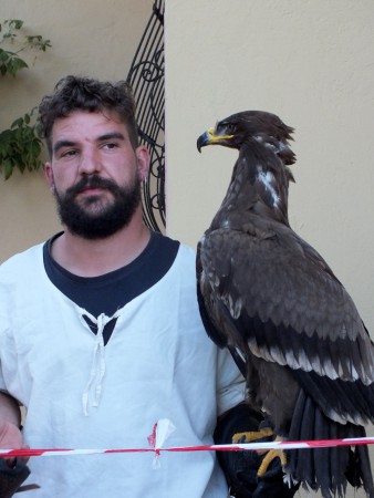 il falconiere e il suo falco